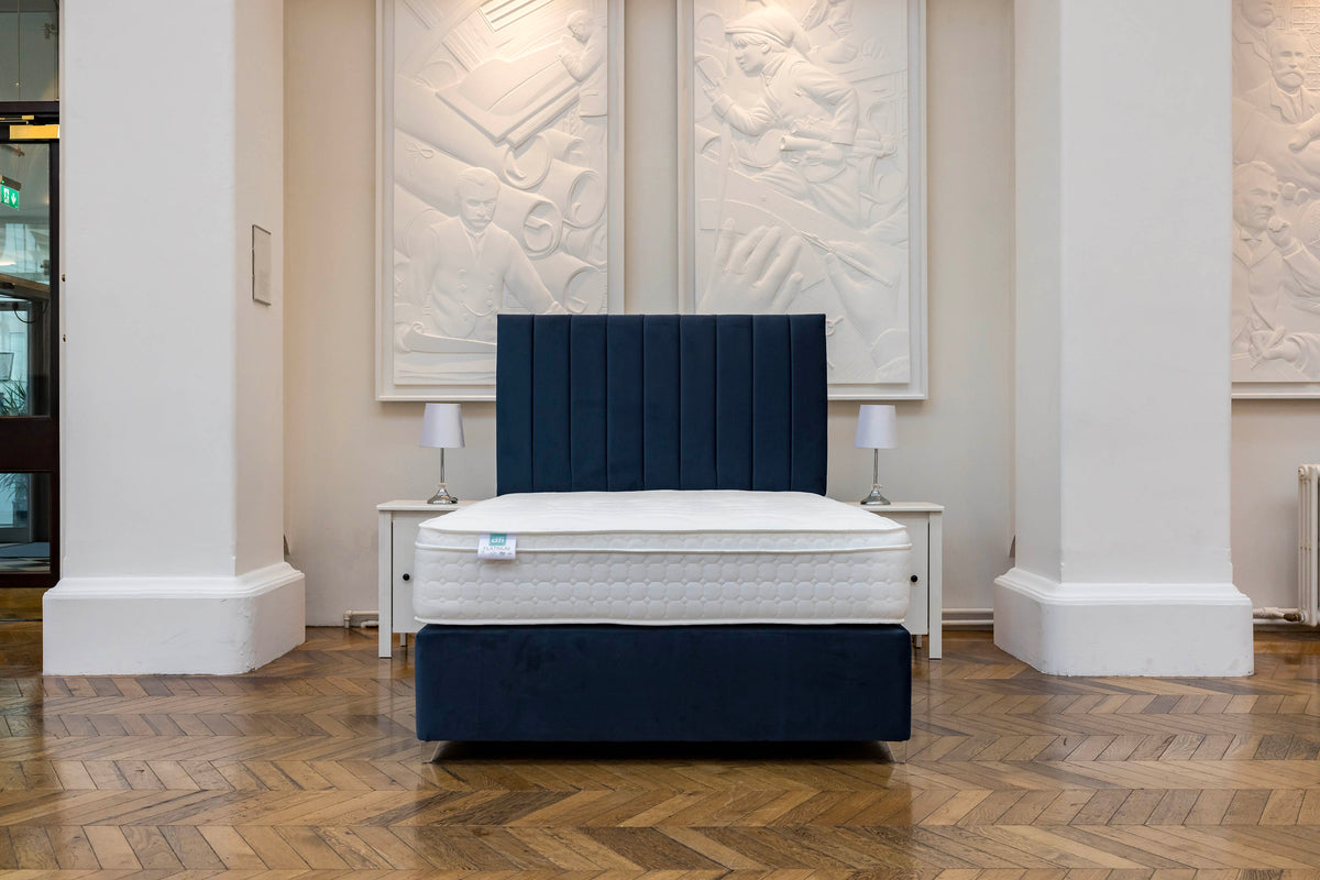 Mourne Indigo Bed Set with Pocket Classic Mattress