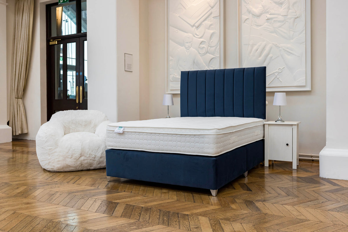 Mourne Indigo Bed Set with Pocket Classic Mattress