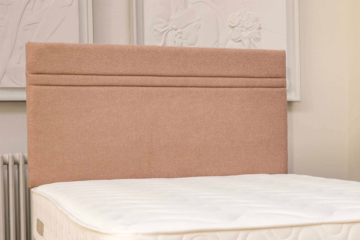 Boucle Dreamscape Divan Bed Set - Including Mattress, Bed and Headboard