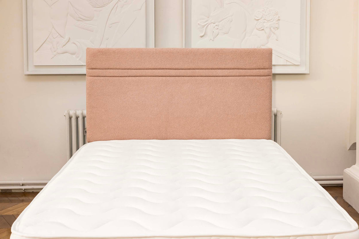 Boucle Dreamscape Divan Bed Set - Including Mattress, Bed and Headboard
