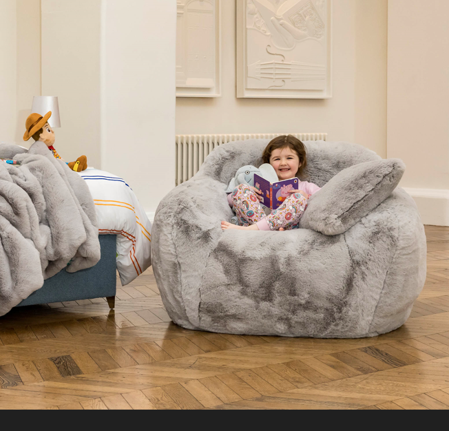 Grey snug chair deals