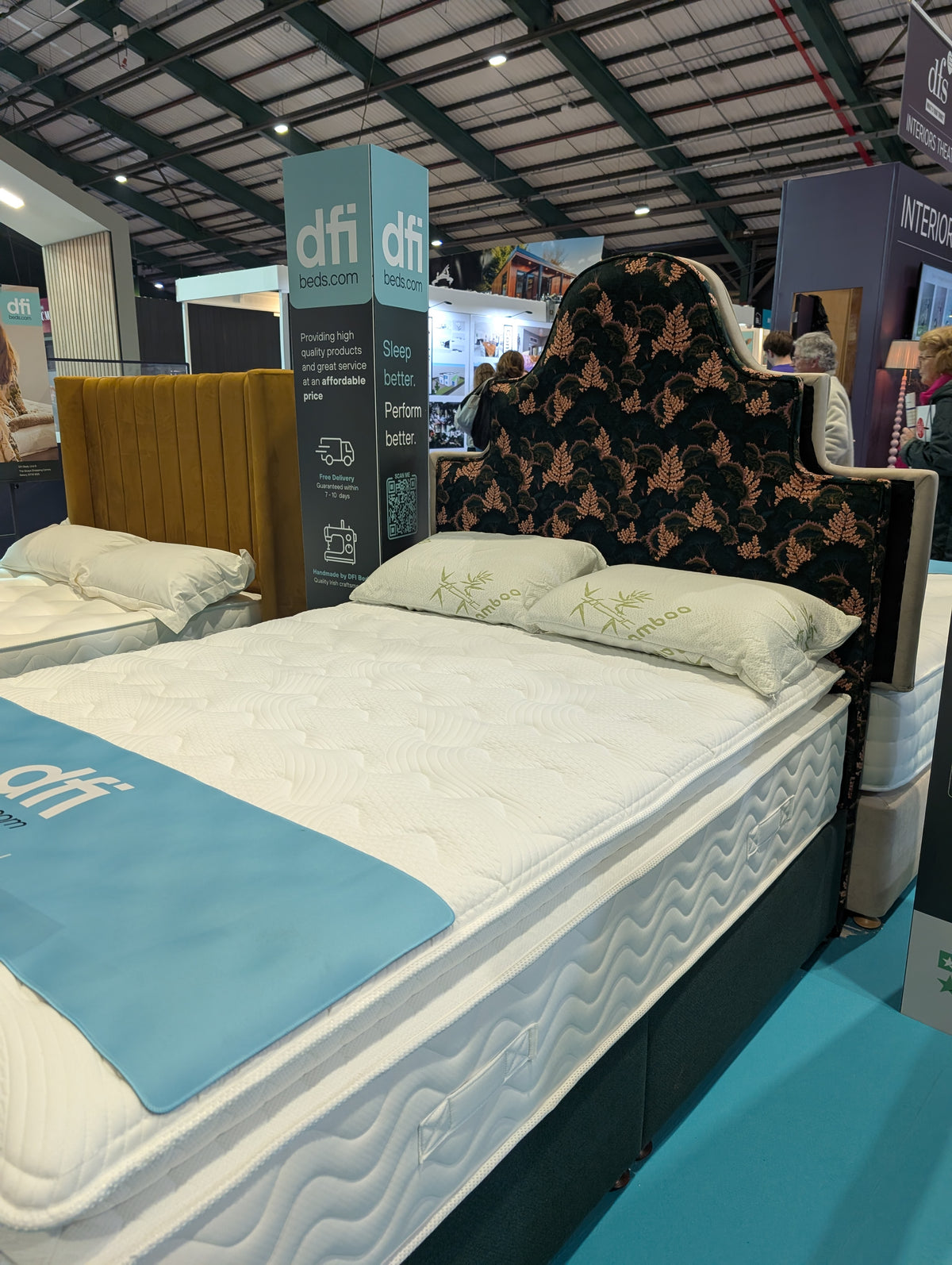 Maeve Bed - Electric Poppies Limited Edition (no Mattress)