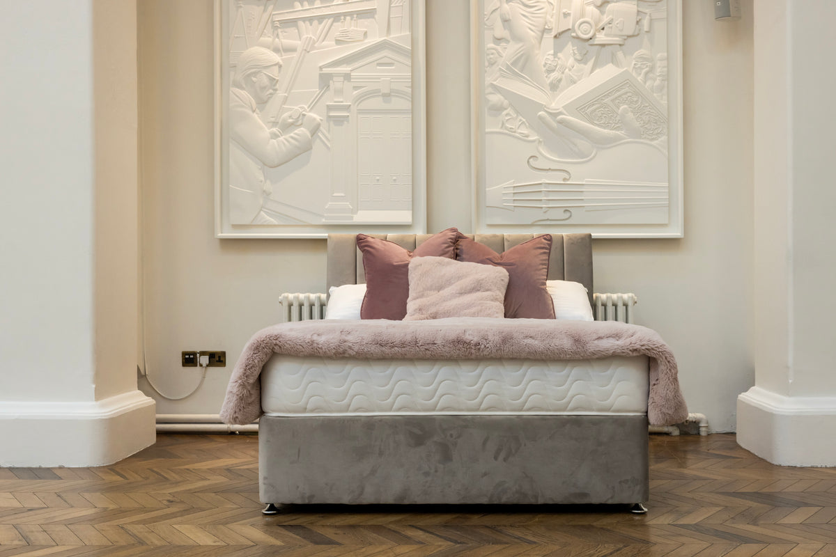 DFI Classic Set Silver Plush with Mattress Option