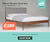 VB30 Walnut Wooden Panel Bed (Grey) - Bed Only