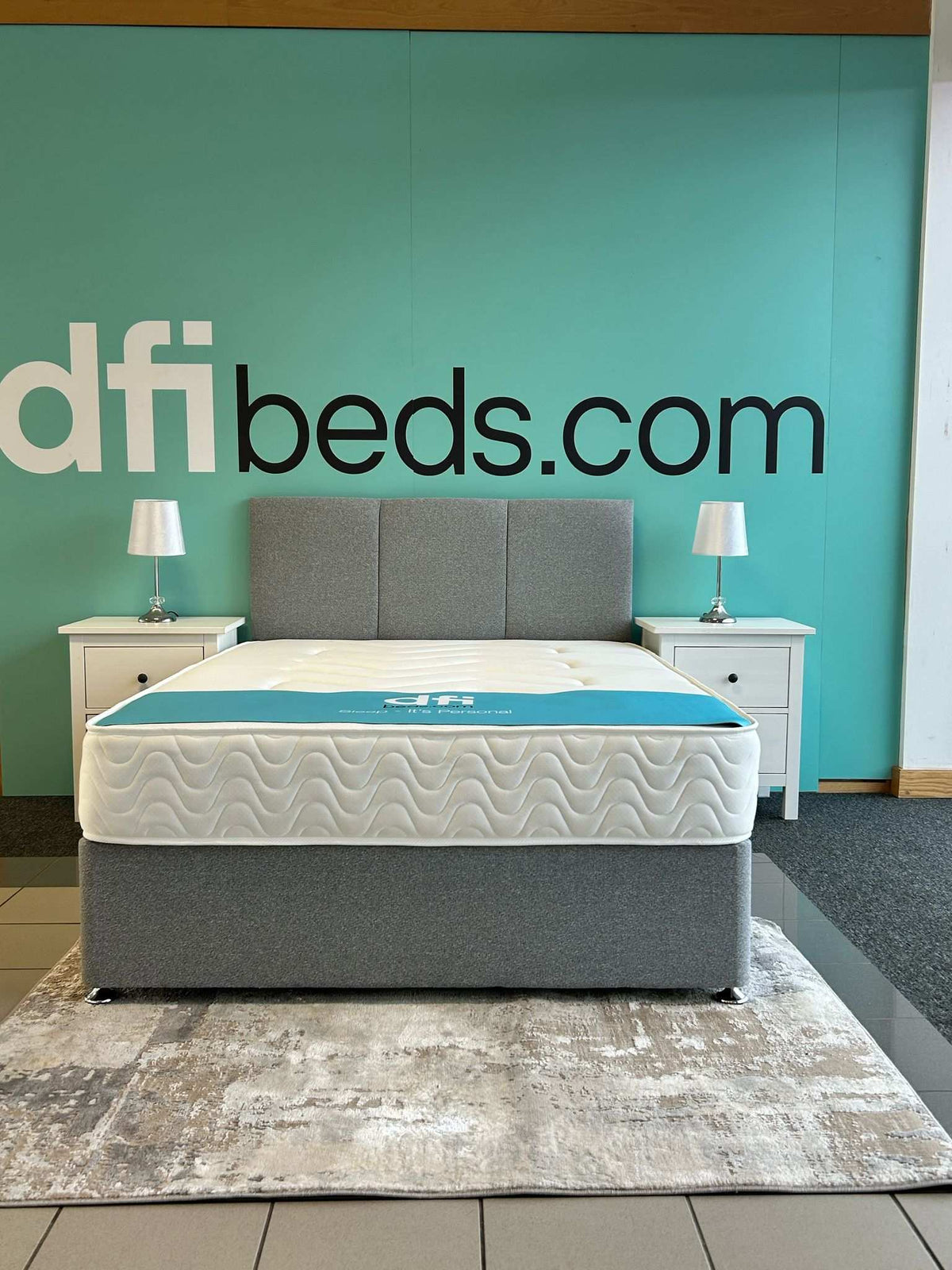 CLINT Bed Set - Mattress, Divan Bed and Headboard