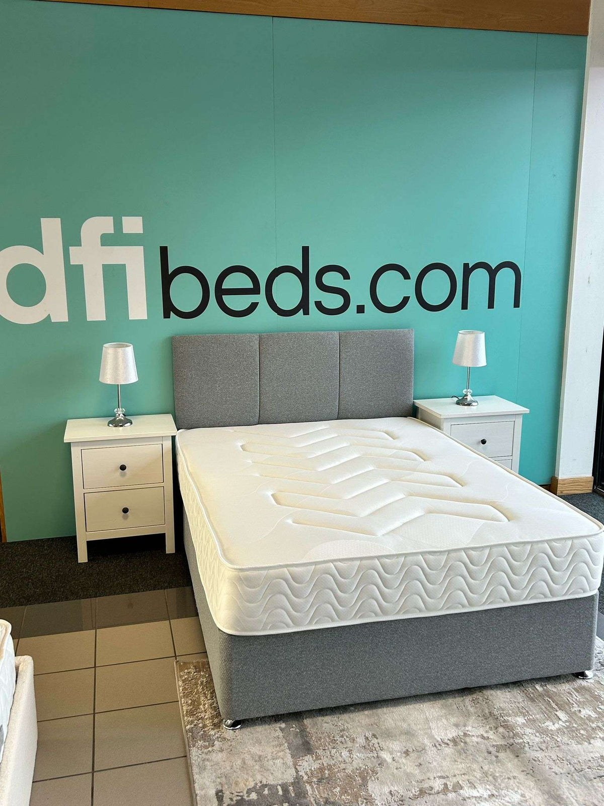 CLINT Bed Set - Mattress, Divan Bed and Headboard