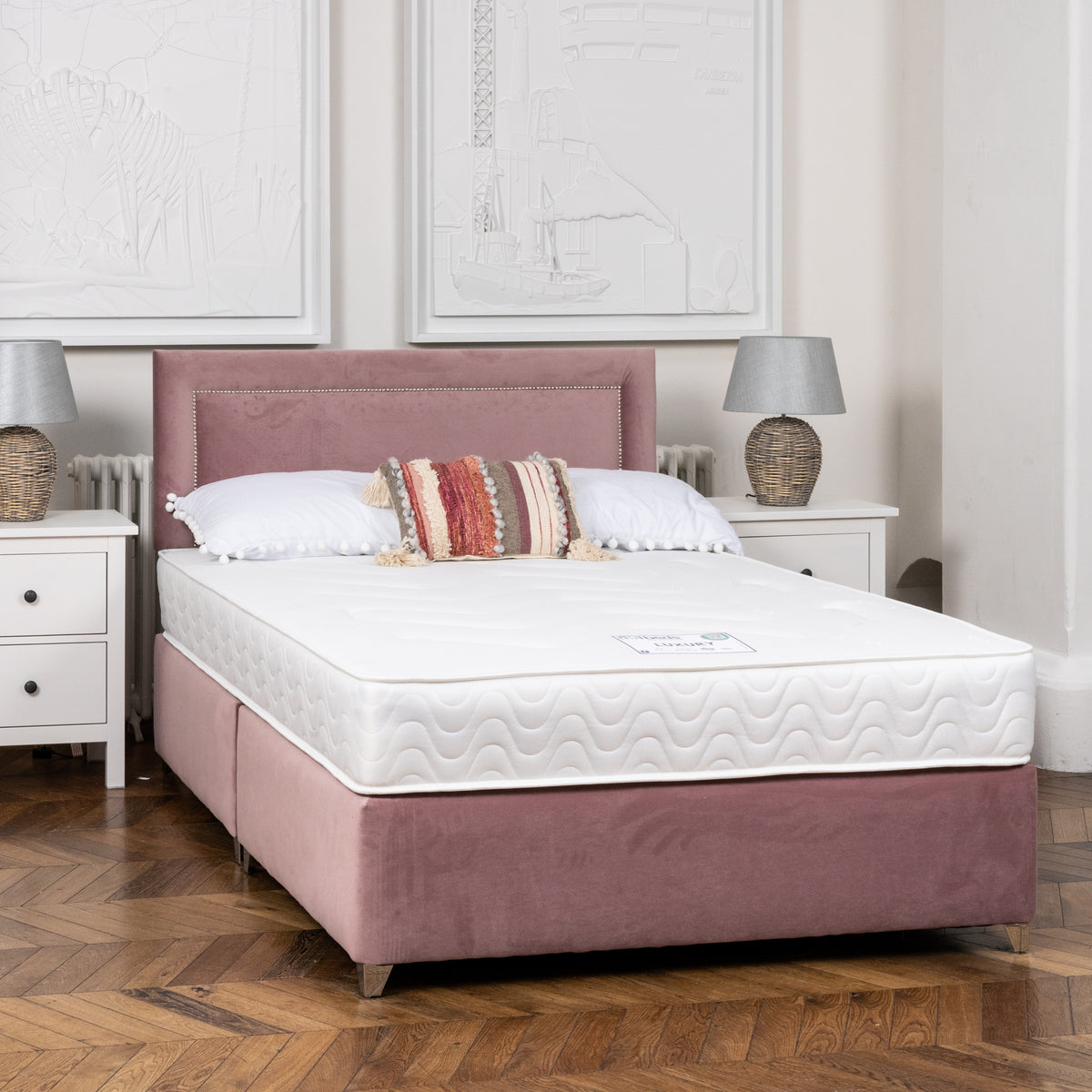 DFI's 'Get The Party Started' Pink Edition Divan Bed Set (No Mattress)