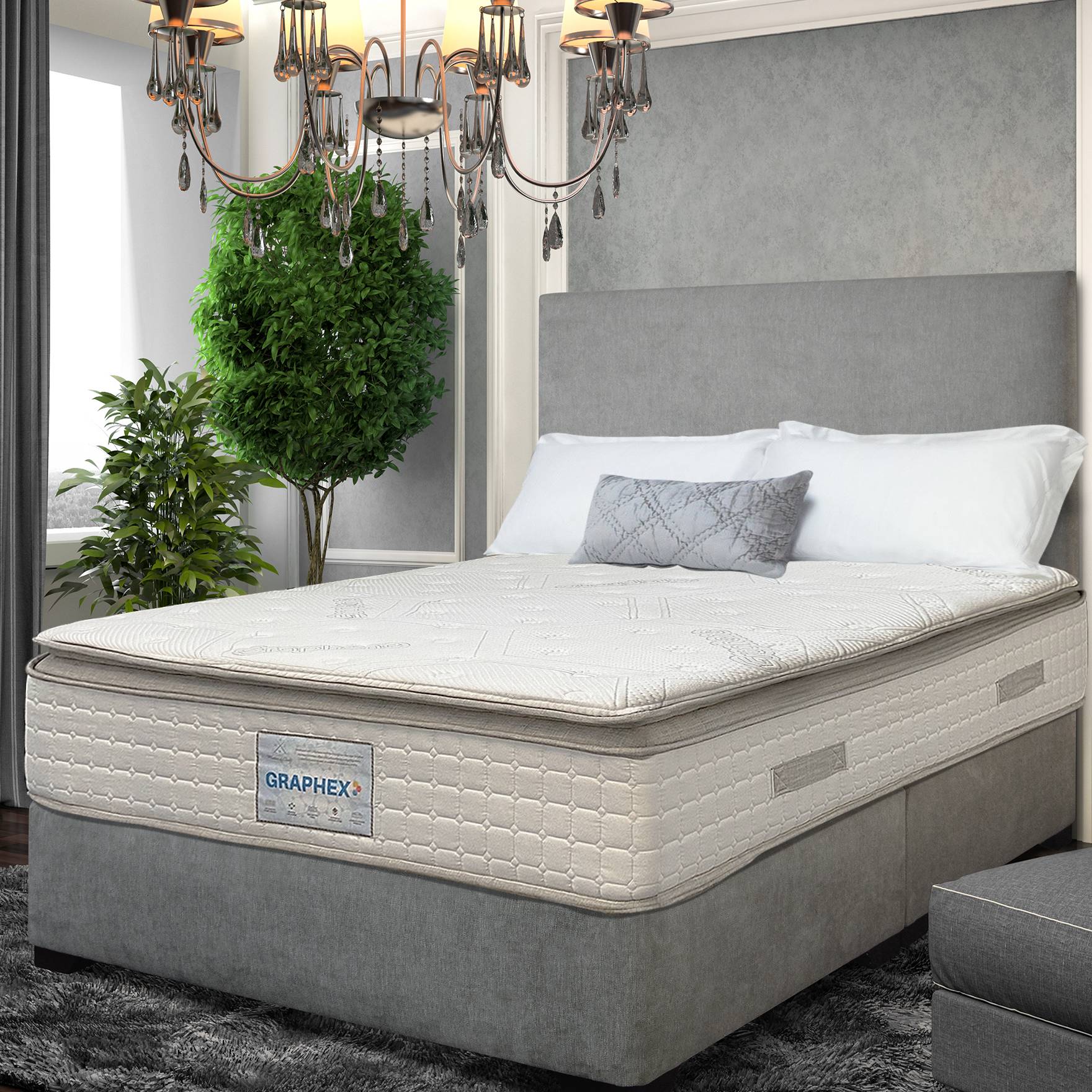 King size memory foam bed set deals