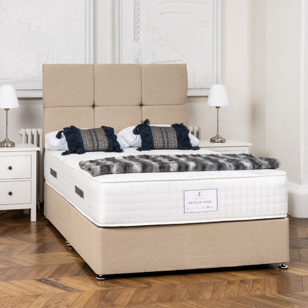 DFI Gelflex Hybrid Pocket Sprung Mattress and Divan Bedset